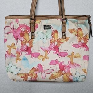 Rosetti Lizzy Pink Butterfly Shoulder Bag Tote Handbag Shoulder Bag